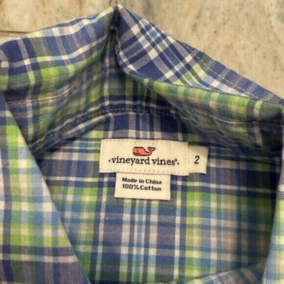 Vineyard Vines women's size 2 button down long sleeve shirt - Picture 2 of 4